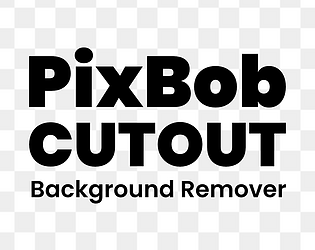 PixBob CutOut landing page design
